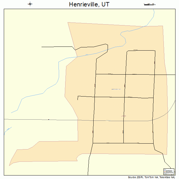 Henrieville, UT street map