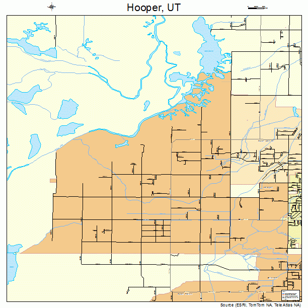 Hooper, UT street map