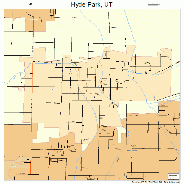 Hyde Park, UT street map