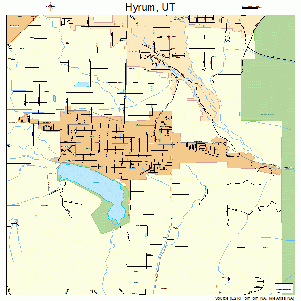 Hyrum, UT street map