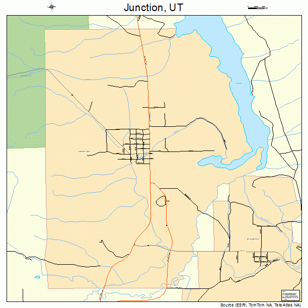 Junction, UT street map