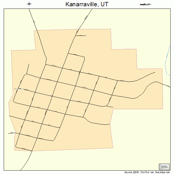 Kanarraville, UT street map
