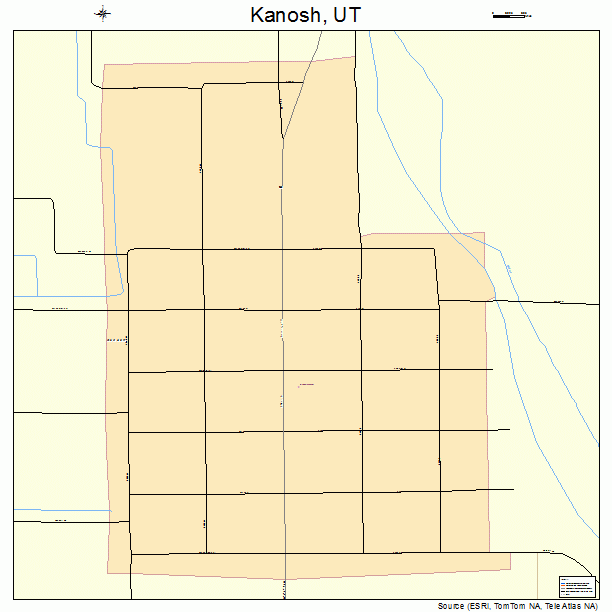 Kanosh, UT street map