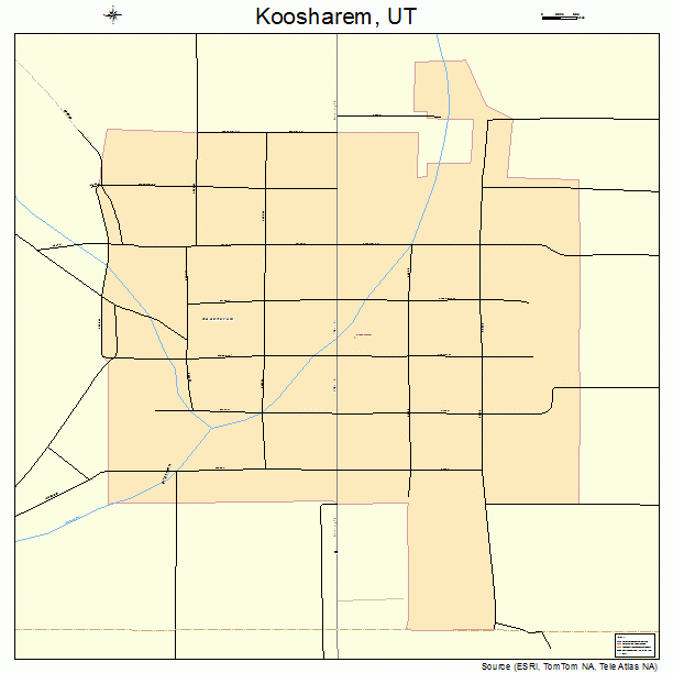 Koosharem, UT street map