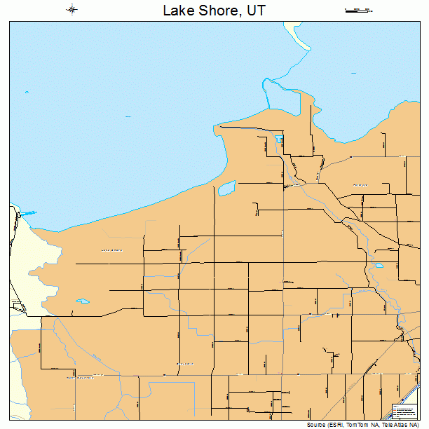 Lake Shore, UT street map