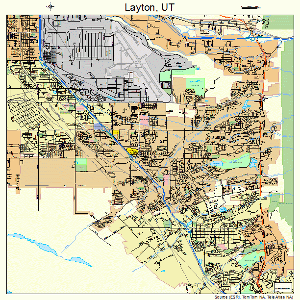 Layton, UT street map