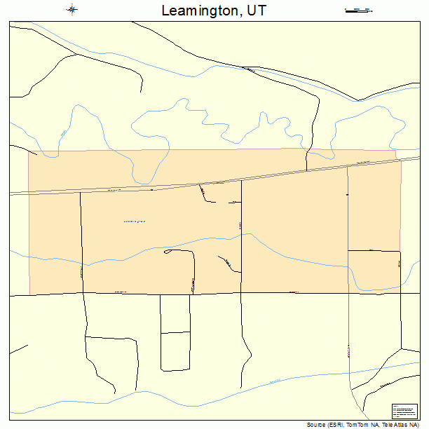 Leamington, UT street map
