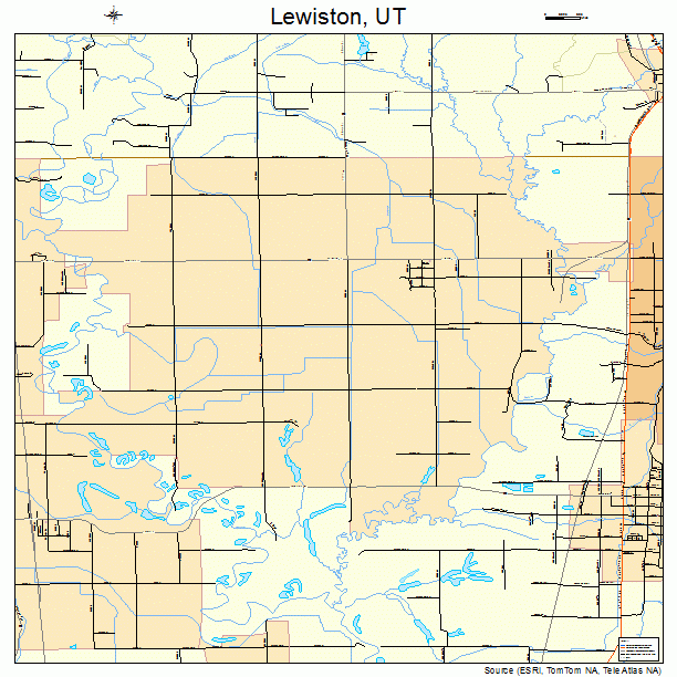 Lewiston, UT street map