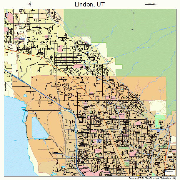 Lindon, UT street map