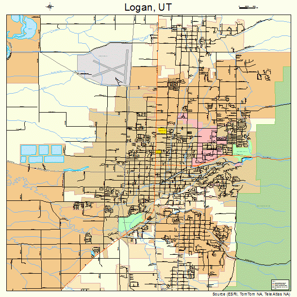 Logan, UT street map