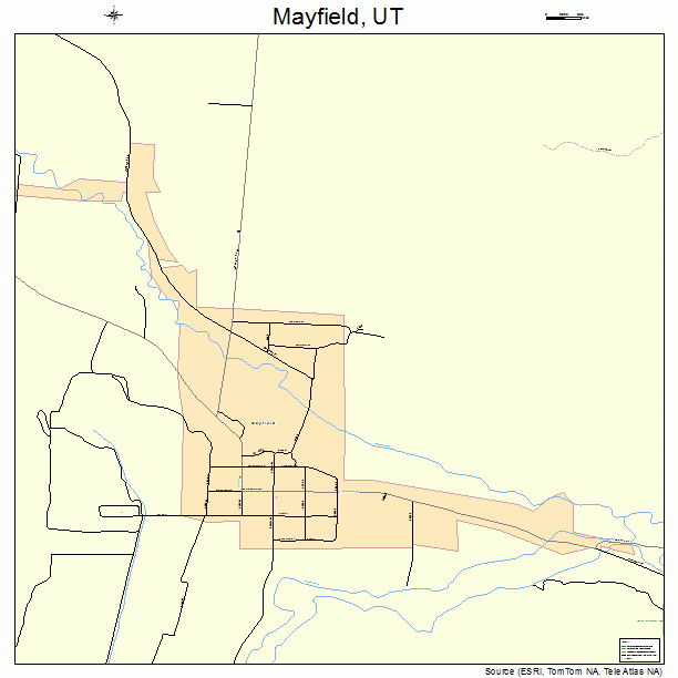 Mayfield, UT street map