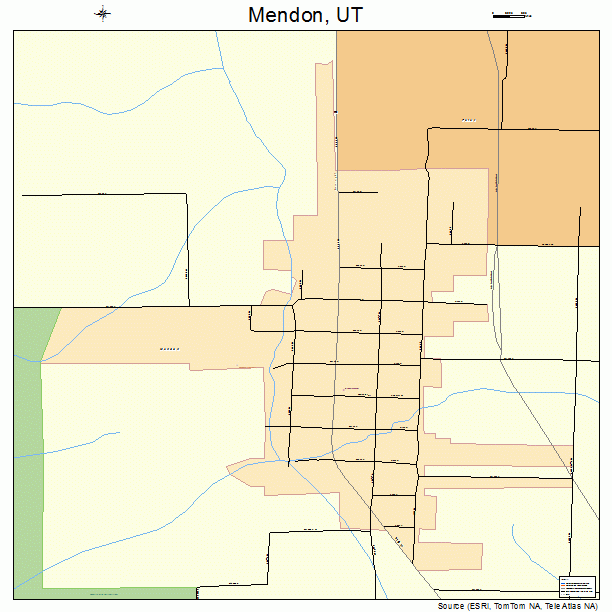 Mendon, UT street map