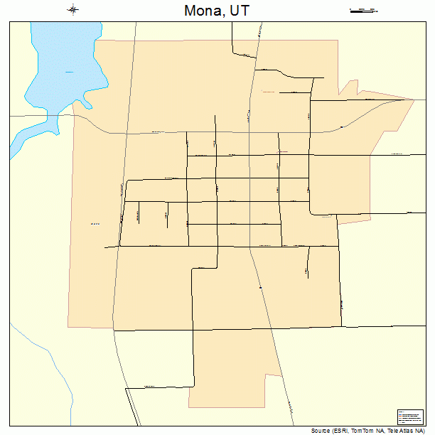 Mona, UT street map