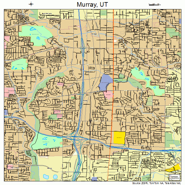 Murray, UT street map