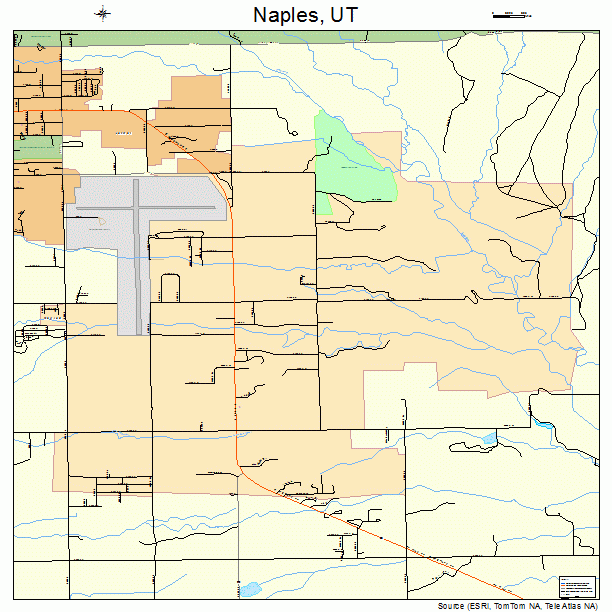 Naples, UT street map