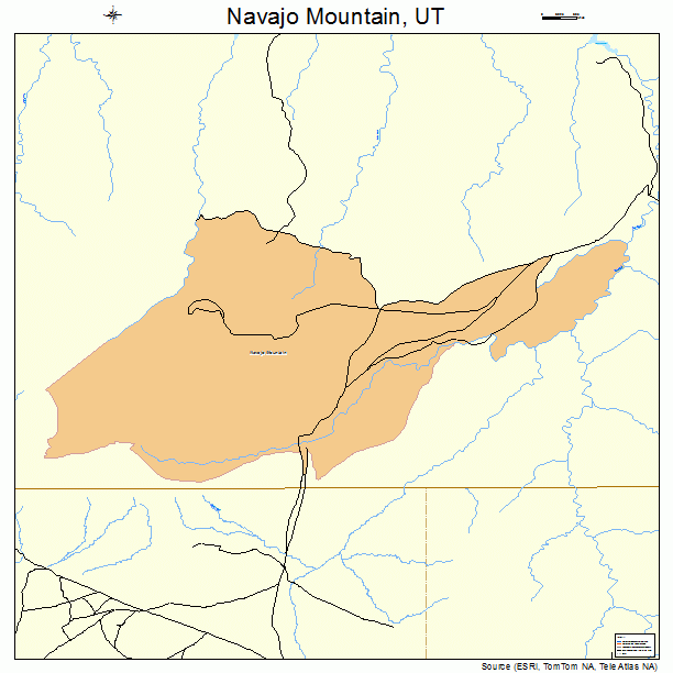 Navajo Mountain, UT street map