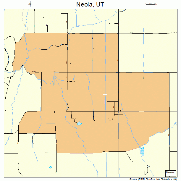 Neola, UT street map