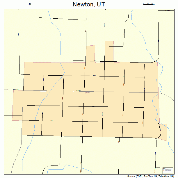 Newton, UT street map