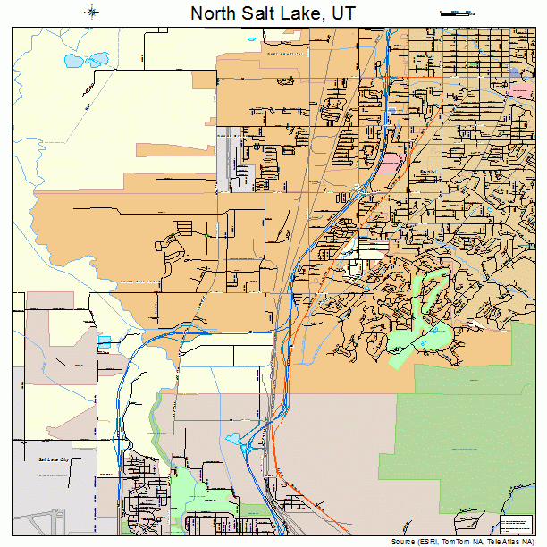 North Salt Lake, UT street map