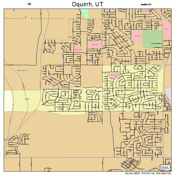 Oquirrh, UT street map