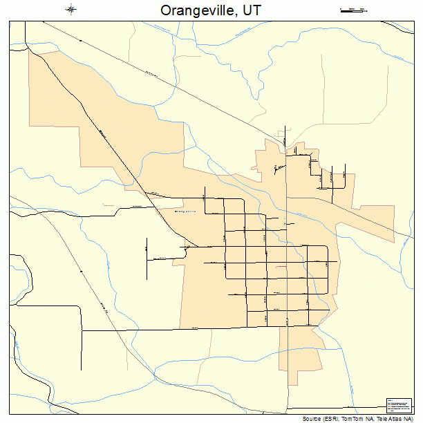 Orangeville, UT street map