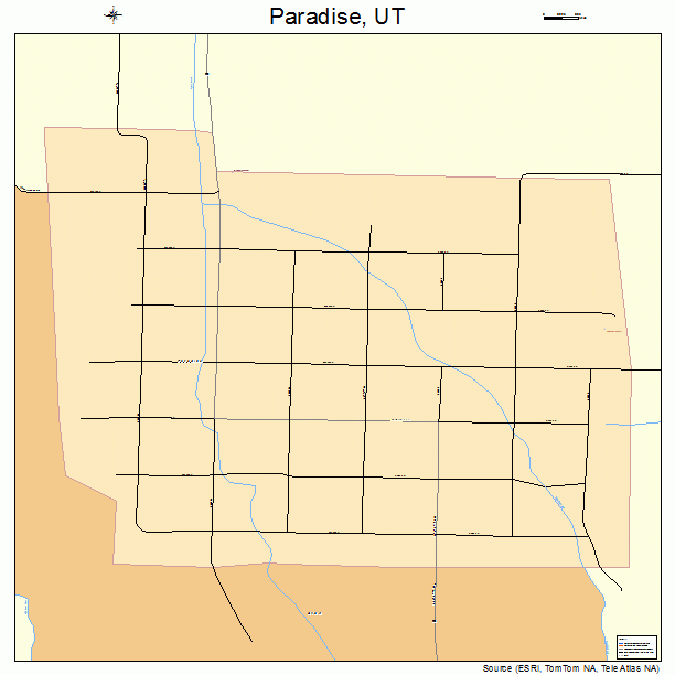 Paradise, UT street map