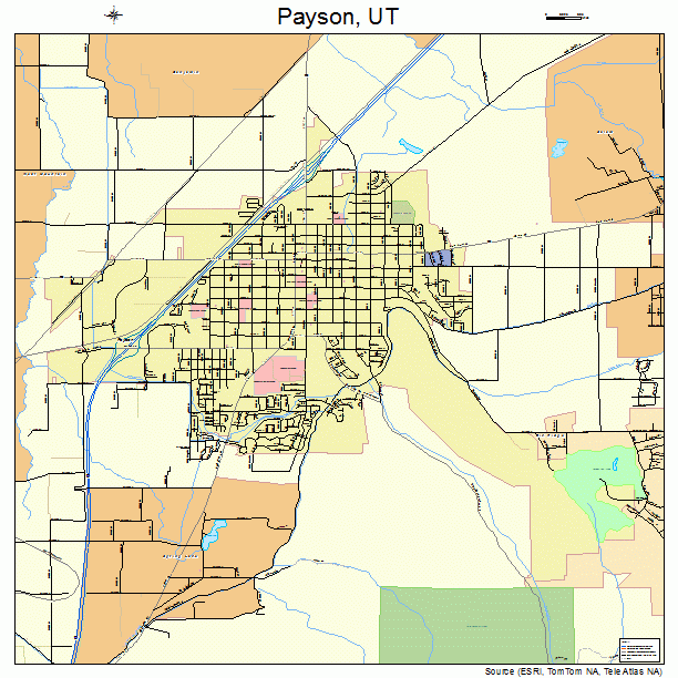 Payson, UT street map