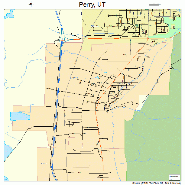 Perry, UT street map