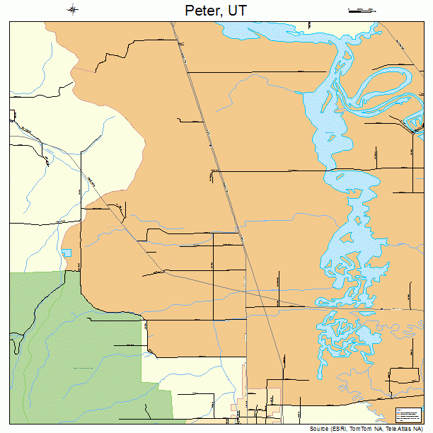 Peter, UT street map