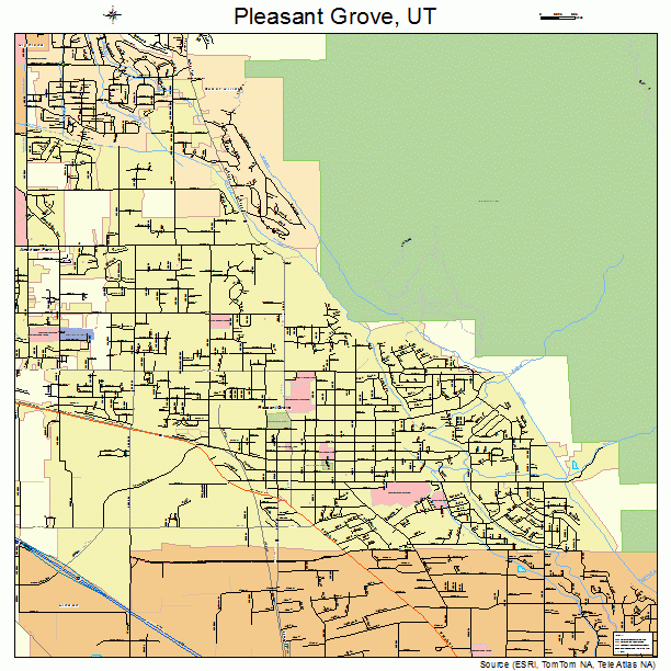 Pleasant Grove, UT street map