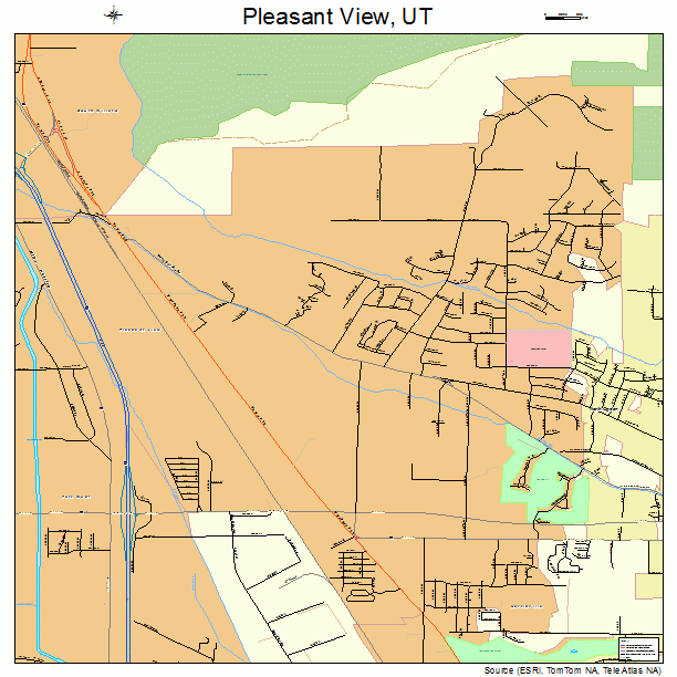 Pleasant View, UT street map