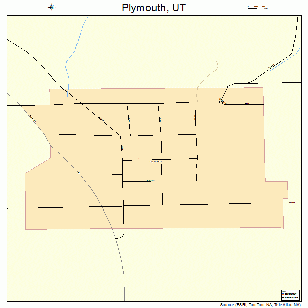 Plymouth, UT street map