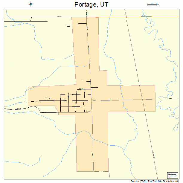 Portage, UT street map