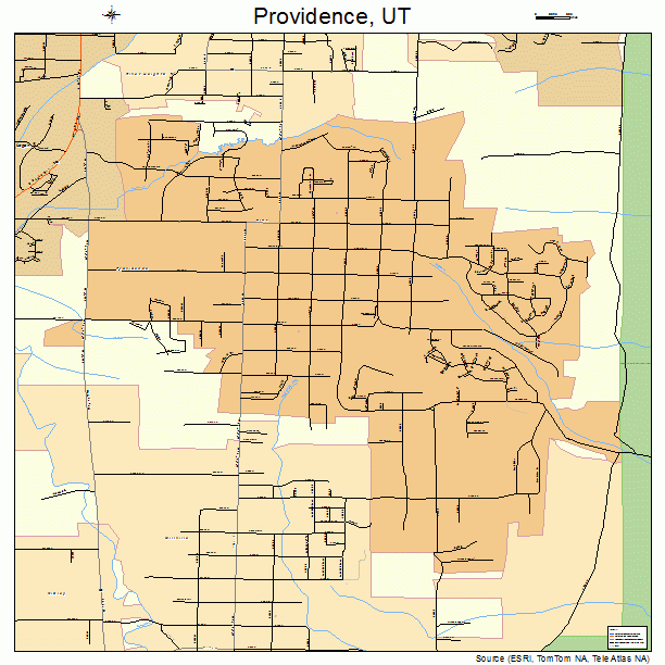 Providence, UT street map