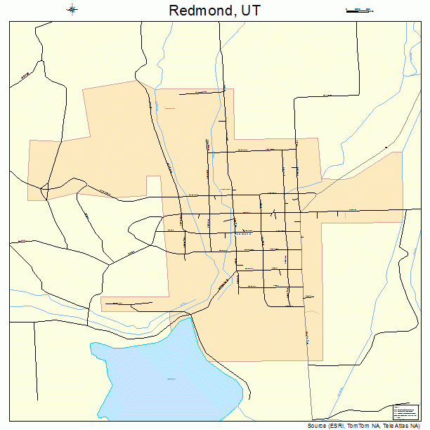 Redmond, UT street map