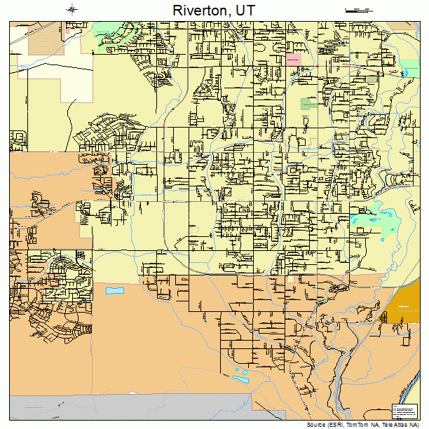 Riverton, UT street map