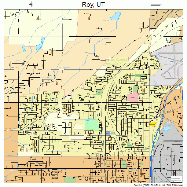 Roy, UT street map
