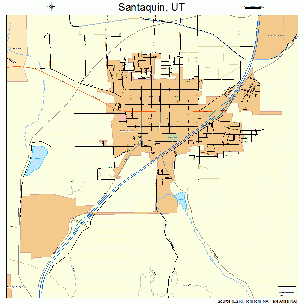 Santaquin, UT street map
