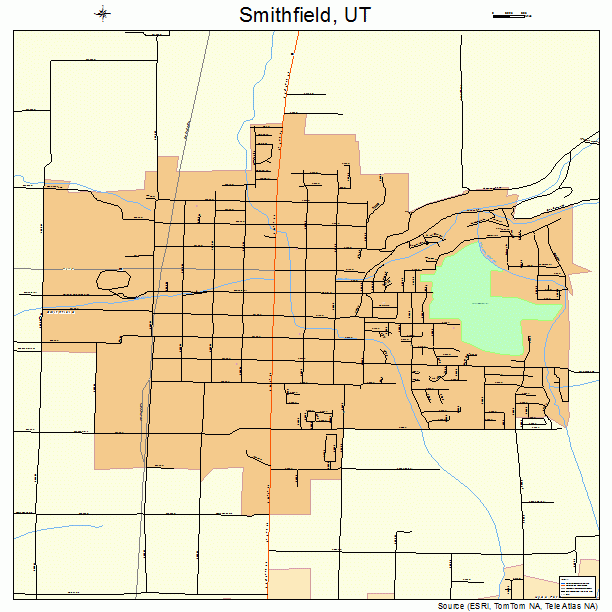 Smithfield, UT street map