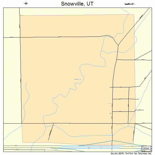 Snowville, UT street map