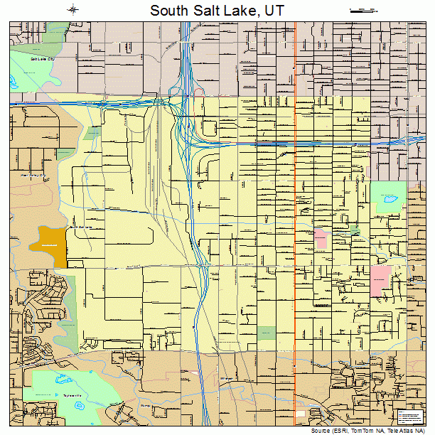 South Salt Lake, UT street map
