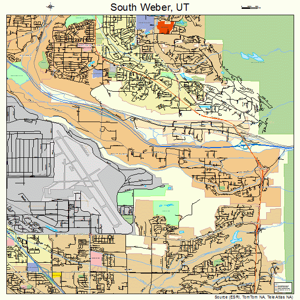 South Weber, UT street map