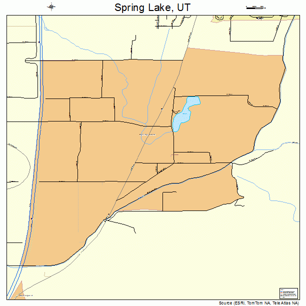 Spring Lake, UT street map