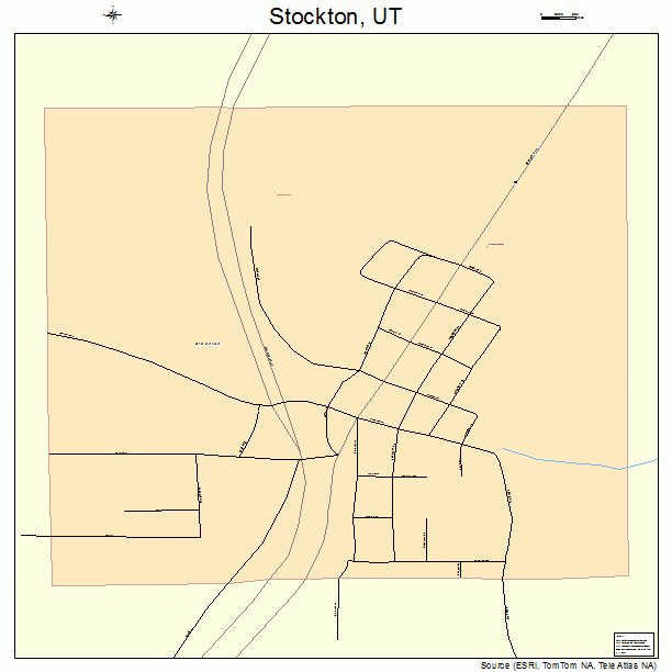 Stockton, UT street map