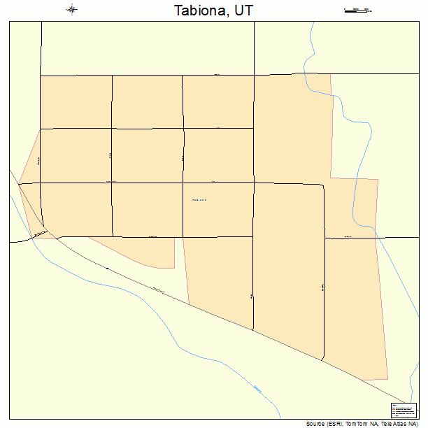 Tabiona, UT street map