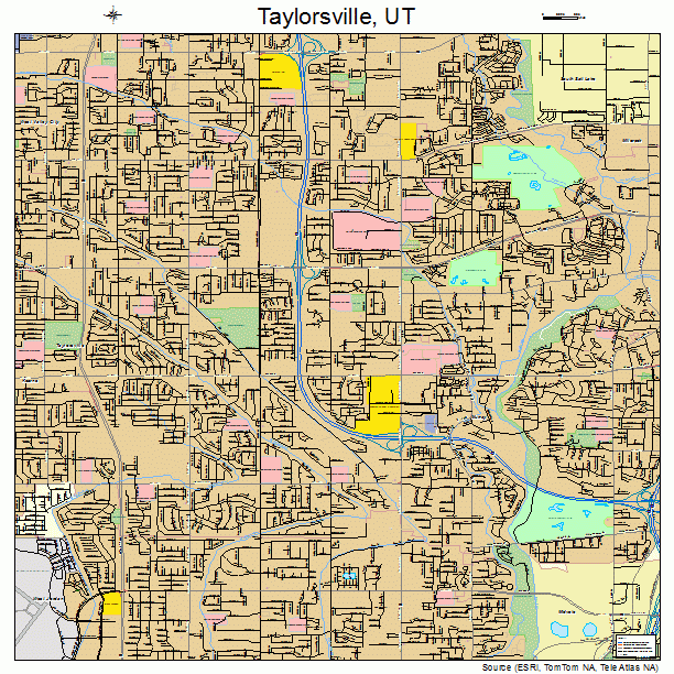 Taylorsville, UT street map