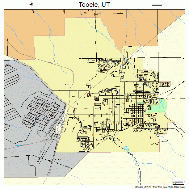 Tooele, UT street map