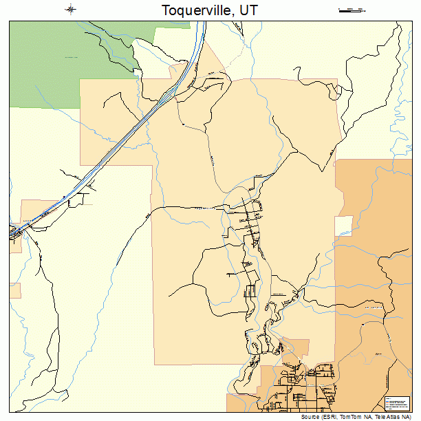 Toquerville, UT street map