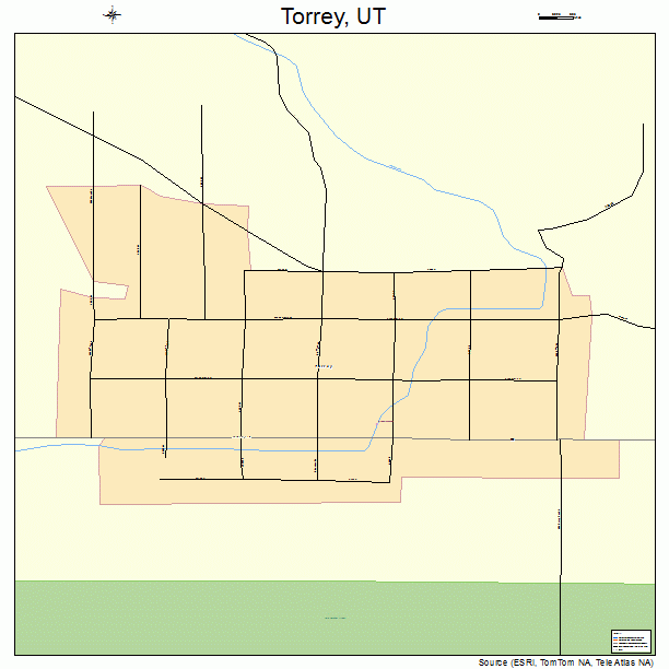 Torrey, UT street map