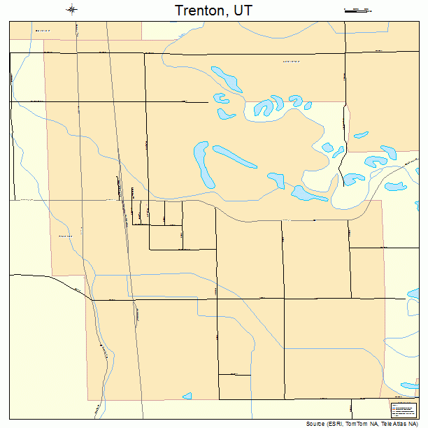 Trenton, UT street map